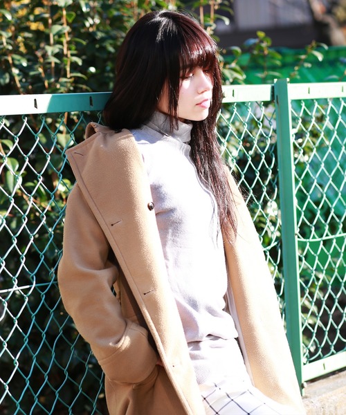 WESTSEA(ウエストシー)の「WEB限定 カシミヤタッチ タートルネックニットセーター(ニット/セーター・メンズ・ホワイト/ブラック/ベージュ/ネイビー/ワイン/チャコール/モカ/グレー/ブルー/カーキ・S/M/L/XL)」の3枚目の写真