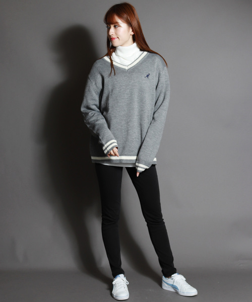 WESTSEA(ウエストシー)の「WEB限定 カシミヤタッチ タートルネックニットセーター(ニット/セーター・メンズ・ホワイト/ブラック/ベージュ/ネイビー/ワイン/チャコール/モカ/グレー/ブルー/カーキ・S/M/L/XL)」の12枚目の写真