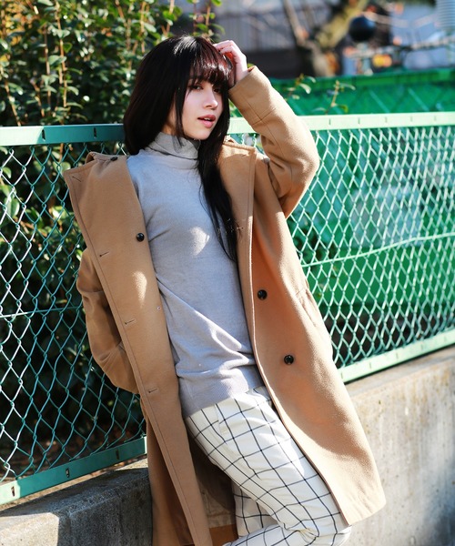 WESTSEA(ウエストシー)の「WEB限定 カシミヤタッチ タートルネックニットセーター(ニット/セーター・メンズ・ホワイト/ブラック/ベージュ/ネイビー/ワイン/チャコール/モカ/グレー/ブルー/カーキ・S/M/L/XL)」の16枚目の写真