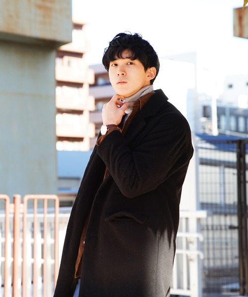 WESTSEA(ウエストシー)の「WEB限定 カシミヤタッチ タートルネックニットセーター(ニット/セーター・メンズ・ホワイト/ブラック/ベージュ/ネイビー/ワイン/チャコール/モカ/グレー/ブルー/カーキ・S/M/L/XL)」の22枚目の写真