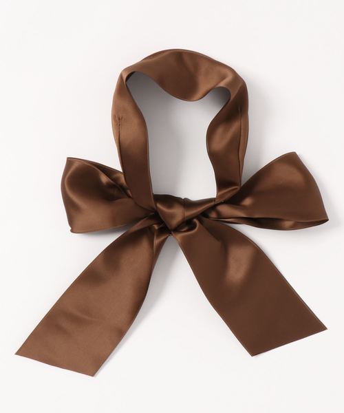 IENA（イエナ）の「Jennifer Ouellette サテンヘアバンド（ヘアバンド・レディース・ブラウン/ウッド・FREE）」の3枚目の写真
