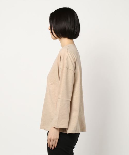 reca（レカ）の「ロゴTシャツ（Tシャツ/カットソー・レディース・オフホワイト/ブラック/ベージュ/カーキ・FREE）」の5枚目の写真