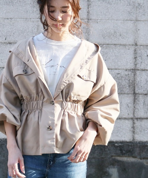 reca（レカ）の「ロゴTシャツ（Tシャツ/カットソー・レディース・オフホワイト/ブラック/ベージュ/カーキ・FREE）」の11枚目の写真