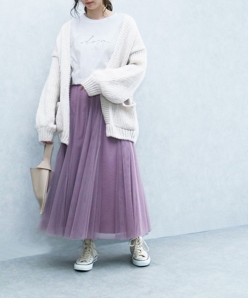 reca（レカ）の「ロゴTシャツ（Tシャツ/カットソー・レディース・オフホワイト/ブラック/ベージュ/カーキ・FREE）」の13枚目の写真