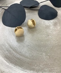 ulu | Circle ball pierce（mat type)(ピアス（両耳用）)