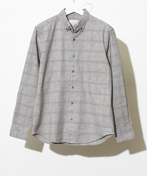 ABAHOUSE GRAY(アバハウスグレイ)の「【展開店舗限定】ストレッチオックスボタンダウンシャツ(シャツ/ブラウス・メンズ・ホワイト/ホワイト系その他/グレー系その他/ブルー系その他・46/48/50)」の4枚目の写真