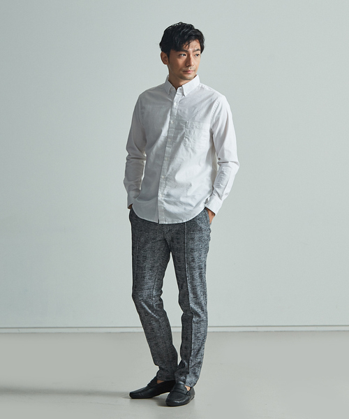 ABAHOUSE GRAY(アバハウスグレイ)の「【展開店舗限定】ストレッチオックスボタンダウンシャツ(シャツ/ブラウス・メンズ・ホワイト/ホワイト系その他/グレー系その他/ブルー系その他・46/48/50)」の21枚目の写真