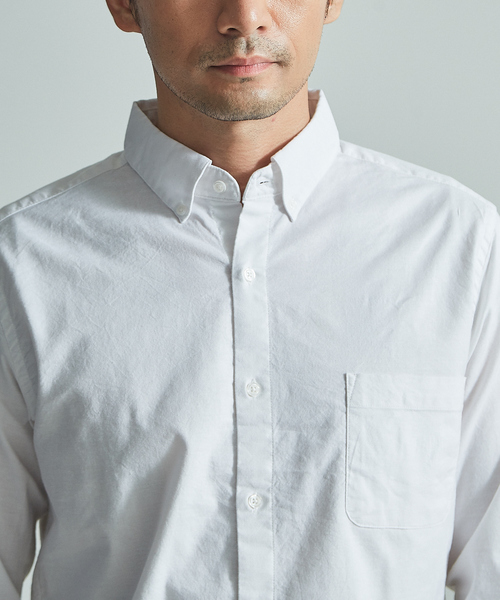 ABAHOUSE GRAY(アバハウスグレイ)の「【展開店舗限定】ストレッチオックスボタンダウンシャツ(シャツ/ブラウス・メンズ・ホワイト/ホワイト系その他/グレー系その他/ブルー系その他・46/48/50)」の18枚目の写真