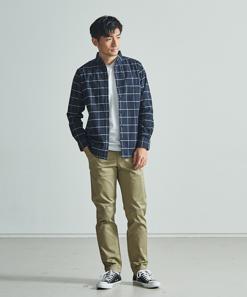 ABAHOUSE GRAY(アバハウスグレイ)の「【展開店舗限定】ストレッチオックスボタンダウンシャツ(シャツ/ブラウス・メンズ・ホワイト/ホワイト系その他/グレー系その他/ブルー系その他・46/48/50)」の9枚目の写真