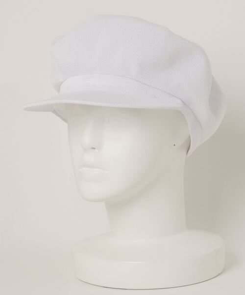 KANGOL（カンゴール）の「KANGOL／Tropic Spitfire（ハンチング/ベレー帽・メンズ・ホワイト/ブラック・MEDIUM/SMALL）」の3枚目の写真