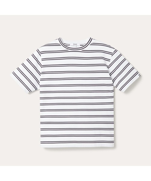 AIGLE(エーグル)の「吸水速乾 エーグル ダブルストライプTシャツ(Tシャツ/カットソー・メンズ・ホワイト/エメラルド/ダークネイビー・LL/S/M/L)」の13枚目の写真