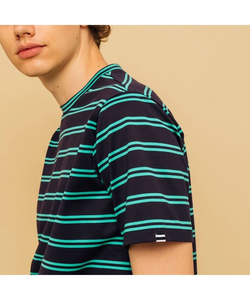 AIGLE(エーグル)の「吸水速乾 エーグル ダブルストライプTシャツ(Tシャツ/カットソー・メンズ・ホワイト/エメラルド/ダークネイビー・LL/S/M/L)」の17枚目の写真