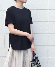SHIPS any:ラウンドヘムハーフスリーブTEE◇