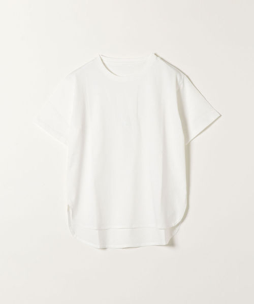 SHIPS any(シップス エニィ)の「SHIPS any:ラウンドヘムハーフスリーブTEE◇(Tシャツ/カットソー・レディース・ホワイト/ブラック/パープル・ONE SIZE)」の15枚目の写真
