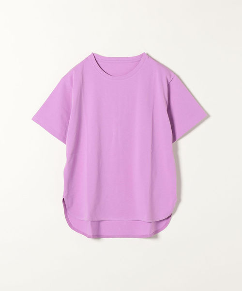SHIPS any(シップス エニィ)の「SHIPS any:ラウンドヘムハーフスリーブTEE◇(Tシャツ/カットソー・レディース・ホワイト/ブラック/パープル・ONE SIZE)」の17枚目の写真