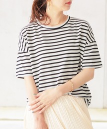 reca | ゆるボーダー半袖カットソー(Tシャツ/カットソー)
