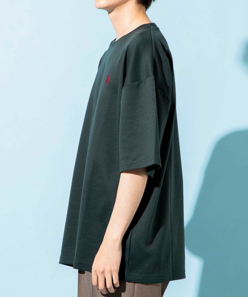 U.S. POLO ASSN.(ユーエスポロアッスン)の「∴WEGO/U.S. POLO ASSN. 別注ビッグTシャツ(Tシャツ/カットソー・メンズ・ダークグリーン/ブラウン/オフホワイト・MEDIUM/LARGE)」の21枚目の写真