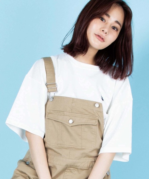 U.S. POLO ASSN.(ユーエスポロアッスン)の「∴WEGO/U.S. POLO ASSN. 別注ビッグTシャツ(Tシャツ/カットソー・メンズ・ダークグリーン/ブラウン/オフホワイト・MEDIUM/LARGE)」の8枚目の写真