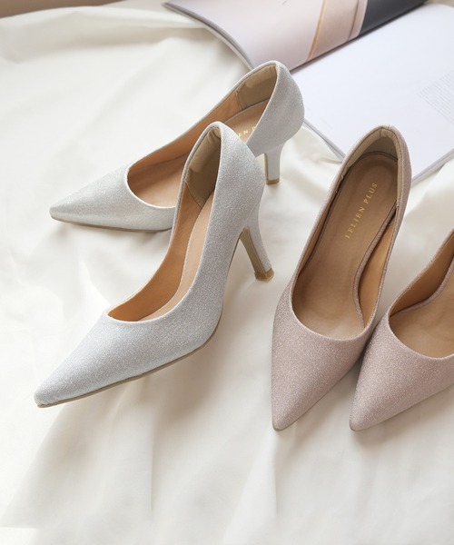 AmiAmi（アミアミ）の「8.5㎝ヒール美脚ポインテッドトゥパンプス（パンプス・レディース・ブラック/ライトグレー/シルバーグレー/シルバー/ブラック系その他/ブラック系その他2/ベージュ系その他/グレイッシュベージュ/ベージュ系その他2/ベージュ系その他3/ライトベージュ/ピンクベージュ/ブラック系その他3/グレイッシュブルー/キャメル/モスグリーン/パイソン/ベージュ系その他4/シルバー系その他/ベージュ/ベージュ系その他5・LL/L/S/SS/M/3S/4S）」の20枚目の写真