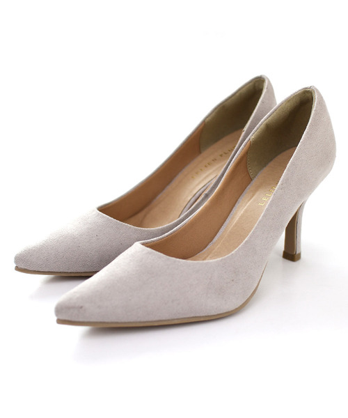 AmiAmi（アミアミ）の「8.5㎝ヒール美脚ポインテッドトゥパンプス（パンプス・レディース・ブラック/ライトグレー/シルバーグレー/シルバー/ブラック系その他/ブラック系その他2/ベージュ系その他/グレイッシュベージュ/ベージュ系その他2/ベージュ系その他3/ライトベージュ/ピンクベージュ/ブラック系その他3/グレイッシュブルー/キャメル/モスグリーン/パイソン/ベージュ系その他4/シルバー系その他/ベージュ/ベージュ系その他5・LL/L/S/SS/M/3S/4S）」の6枚目の写真