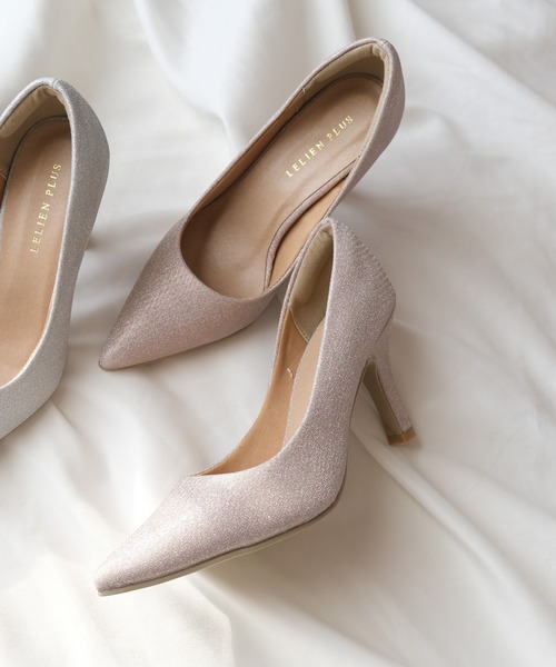 AmiAmi（アミアミ）の「8.5㎝ヒール美脚ポインテッドトゥパンプス（パンプス・レディース・ブラック/ライトグレー/シルバーグレー/シルバー/ブラック系その他/ブラック系その他2/ベージュ系その他/グレイッシュベージュ/ベージュ系その他2/ベージュ系その他3/ライトベージュ/ピンクベージュ/ブラック系その他3/グレイッシュブルー/キャメル/モスグリーン/パイソン/ベージュ系その他4/シルバー系その他/ベージュ/ベージュ系その他5・LL/L/S/SS/M/3S/4S）」の14枚目の写真