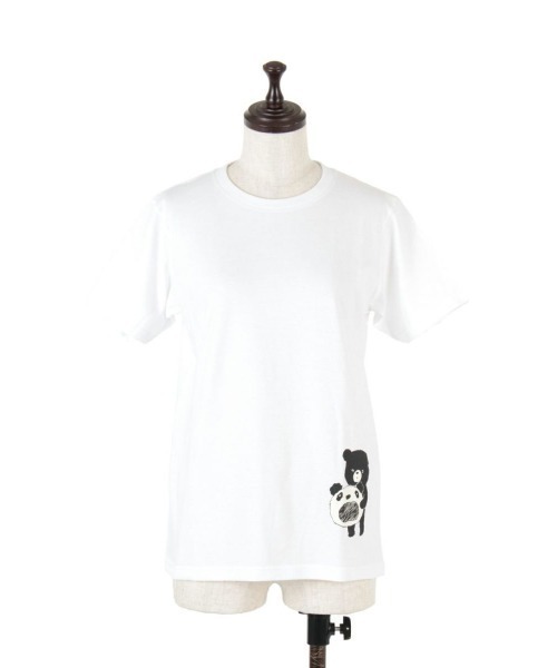 franchelippee Tシャツ フランシュリッペ おつかれパンダくま　希少 franchelippee（フランシュリッペ）の「ﾊﾟﾝﾀﾞくま図鑑T（Tシャツ