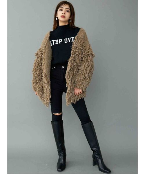 GYDA（ジェイダ）の「H/Wダメージカラースキニーパンツ（その他パンツ・レディース・ブラック/カーキ・SMALL/MEDIUM/X-SMALL）」の6枚目の写真