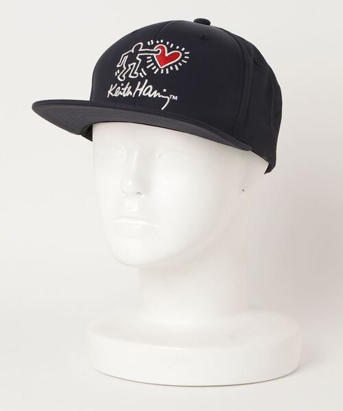 COACH◇keith haring/キャップ/--/コットン/BRW/メンズ/F66987（COACH 