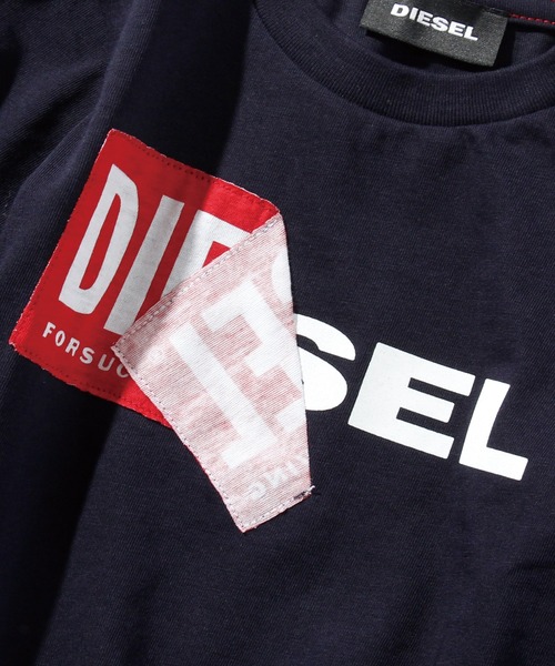 DIESEL KIDS（ディーゼルキッズ）の「DIESEL（ディーゼル）Baby　プリント長袖ロンTカットソー（Tシャツ/カットソー・キッズ・ネイビー・12M/18M/3M/6M/9M）」の6枚目の写真