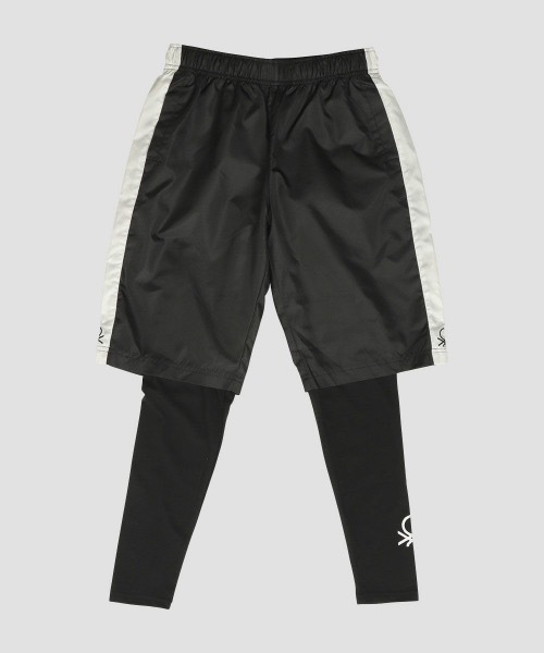 BENETTON (UNITED COLORS OF BENETTON)（ベネトンユナイテッドカラーズオブベネトン）の「【BENETTON / ベネトン】ショートパンツ / レギンスセット スポーツ  アウトドア（レギンス/スパッツ・キッズ・ブラック/グリーン/ピンク/レッド・130/140/150/160）」の16枚目の写真