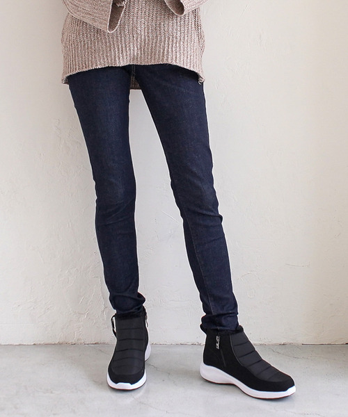 AmiAmi（アミアミ）の「あったかファー防寒ダウンブーツ/スノーブーツ（ブーツ・レディース・ブラック/グレー/グレイッシュベージュ・LL/L/M/S）」の11枚目の写真