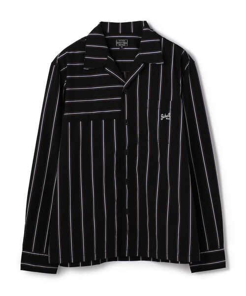 schott（ショット）の「Schott/ショット/STRIPE LS OPEN COLLAR