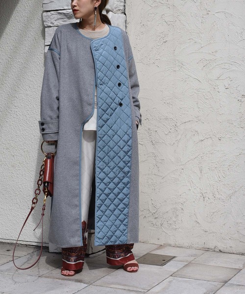 Eimee Law（エイミーロウ）の「キルトデザイン WOOLコート（その他 