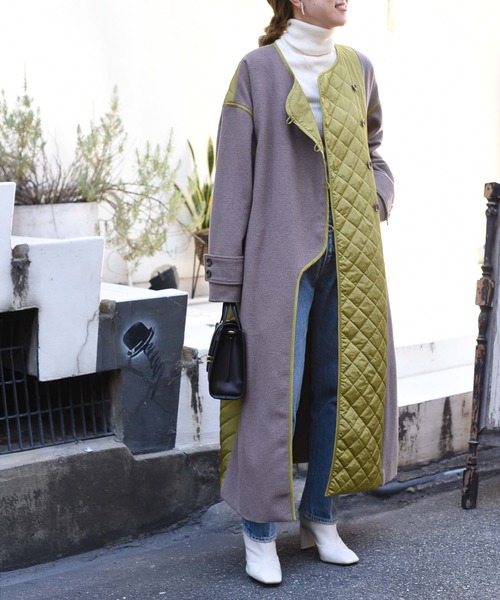 Eimee Law（エイミーロウ）の「キルトデザイン WOOLコート（その他 