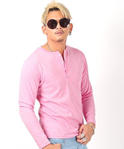 【関税込み】16Arlington ピンク Nubria 長袖Tシャツ troislapins うさぎワッペン長袖Tシャツ(140～160)(140cm ピンク