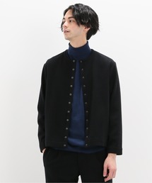 EDIFICE | メルトン スナップカーディガンブルゾン(その他アウター)