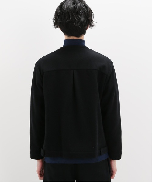 EDIFICE（エディフィス）の「メルトン スナップカーディガンブルゾン（その他アウター・メンズ・ブラック/バーガンディー・MEDIUM/LARGE）」の6枚目の写真