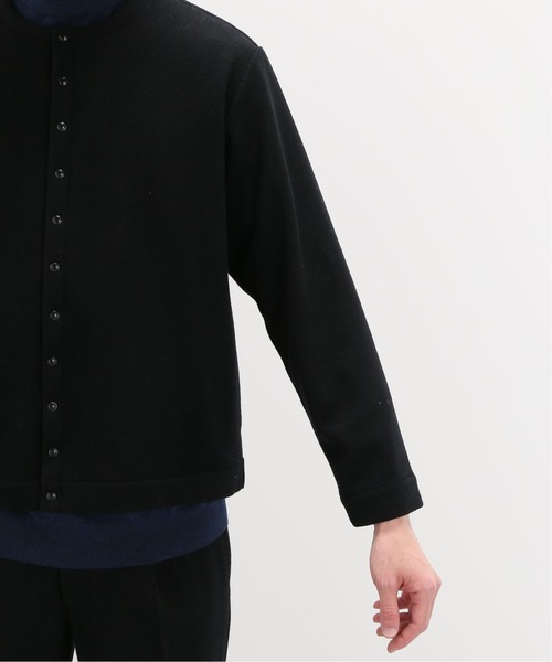 EDIFICE（エディフィス）の「メルトン スナップカーディガンブルゾン（その他アウター・メンズ・ブラック/バーガンディー・MEDIUM/LARGE）」の9枚目の写真