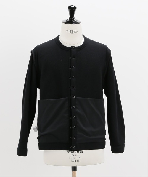 EDIFICE（エディフィス）の「メルトン スナップカーディガンブルゾン（その他アウター・メンズ・ブラック/バーガンディー・MEDIUM/LARGE）」の15枚目の写真