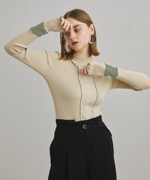 UNITED TOKYO | パターンメローリブニット(ニット/セーター)