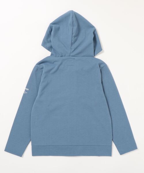 KRIFF MAYER Kid's Collection（クリフメイヤーキッズコレクション）の「UVカットさらパーカー（パーカー・キッズ・ネイビー/サックスブルー/ライトグリーン・120/130/140/150/160/170）」の4枚目の写真