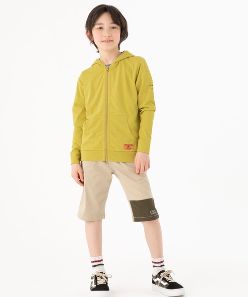 KRIFF MAYER Kid's Collection（クリフメイヤーキッズコレクション）の「UVカットさらパーカー（パーカー・キッズ・ネイビー/サックスブルー/ライトグリーン・120/130/140/150/160/170）」の7枚目の写真