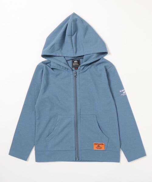 KRIFF MAYER Kid's Collection（クリフメイヤーキッズコレクション）の「UVカットさらパーカー（パーカー・キッズ・ネイビー/サックスブルー/ライトグリーン・120/130/140/150/160/170）」の15枚目の写真
