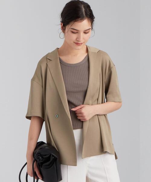 green label relaxing(グリーンレーベルリラクシング)の「FM ハンマーサテン カイキン シャツ(シャツ/ブラウス・レディース・ナチュラル/オリーブ/ライトブルー・FREE)」の19枚目の写真