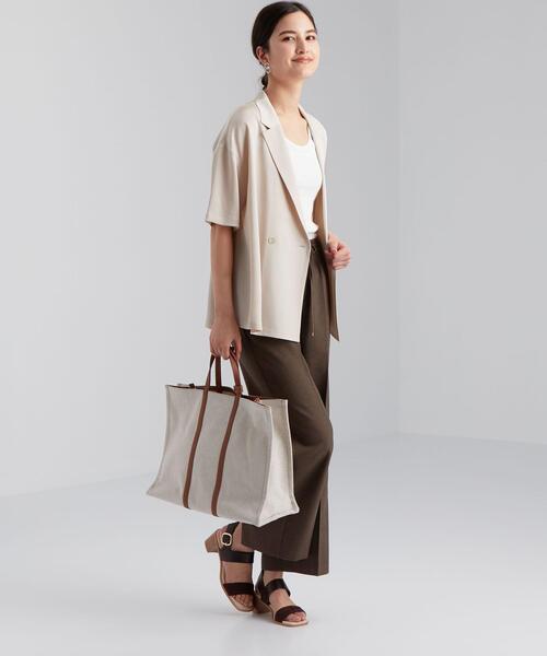 green label relaxing(グリーンレーベルリラクシング)の「FM ハンマーサテン カイキン シャツ(シャツ/ブラウス・レディース・ナチュラル/オリーブ/ライトブルー・FREE)」の9枚目の写真