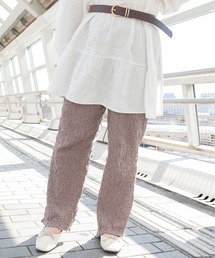 ジャガードイージーパンツ