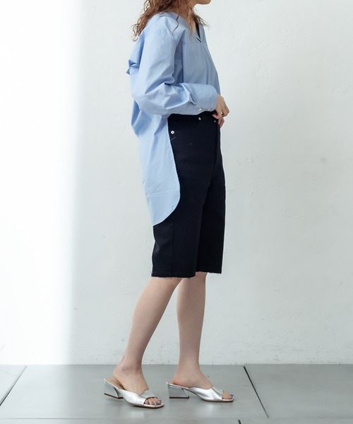 mystic（ミスティック）の「カットオフハーフパンツ（その他パンツ・レディース・ブラック/ブルー・FREE）」の10枚目の写真