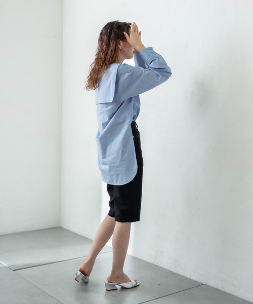 mystic（ミスティック）の「カットオフハーフパンツ（その他パンツ・レディース・ブラック/ブルー・FREE）」の9枚目の写真