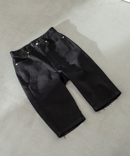 mystic（ミスティック）の「カットオフハーフパンツ（その他パンツ・レディース・ブラック/ブルー・FREE）」の11枚目の写真