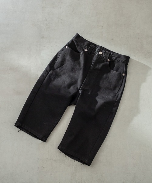 mystic（ミスティック）の「カットオフハーフパンツ（その他パンツ・レディース・ブラック/ブルー・FREE）」の12枚目の写真